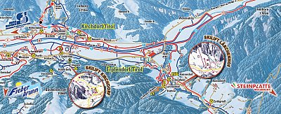 Горнолыжный курорт Skilift Larchenhof Erpfendorf: схема склонов