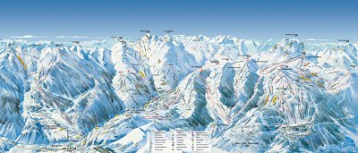 Горнолыжный курорт Val D'Allos 1500 Le Seignus: схема склонов