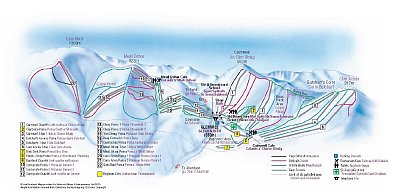 Горнолыжный курорт Glenshee: схема склонов
