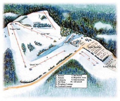 Горнолыжный курорт Swiss Valley: схема склонов