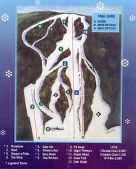 Горнолыжный курорт Woods Valley: схема склонов