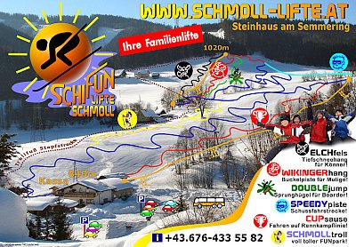 Schmoll Lifte - Steinhaus am Semmering: схема склонов