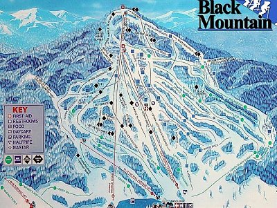Black Mountain – Jackson: схема склонов
