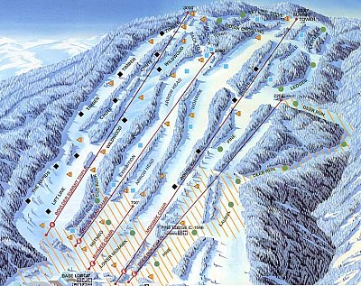 Mohawk Mountain: схема склонов