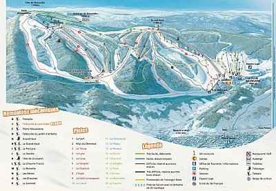 Gerardmer: схема склонов