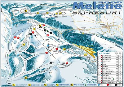 Лемелле-Галлио: схема склонов
