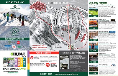 Mt. Washington: схема склонов