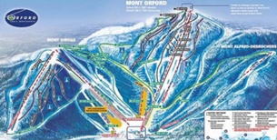 Mont Orford: схема склонов