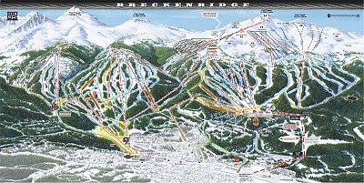 Breckenridge: схема склонов