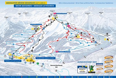 Riesneralm: схема склонов