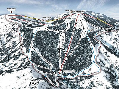 Bogus Basin: схема склонов