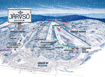 Jarvso: схема склонов