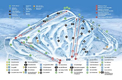 Val Saint-Come: схема склонов