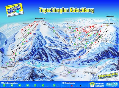 Katschberg: схема склонов