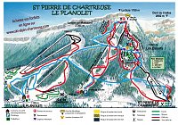 Saint Pierre De Chartreuse - Le Planolet: схема склонов