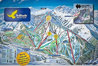 Solitude: схема склонов