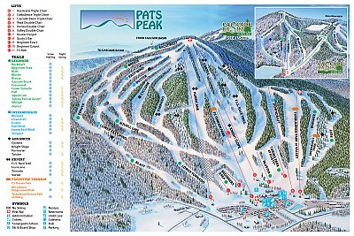 Pats Peak: схема склонов