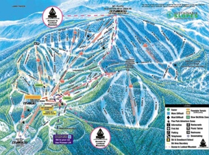 Northstar-at-Tahoe: схема склонов