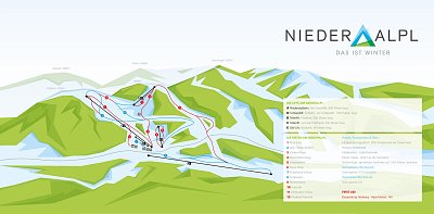 Niederalpl - Murzsteg: схема склонов