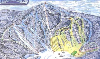 Gunstock: схема склонов