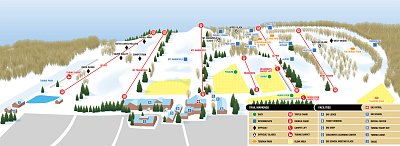 Snow Trails: схема склонов