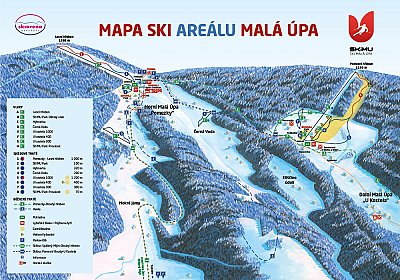 Malá Úpa: схема склонов