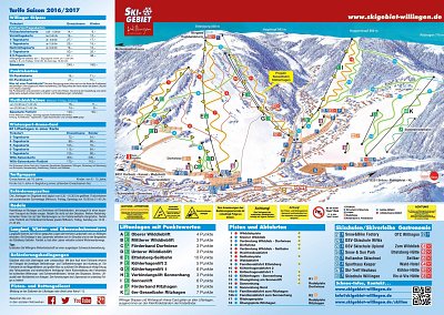 Willingen: схема склонов