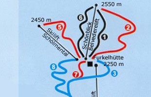Furkel – Trafoi (Stilfs): схема склонов