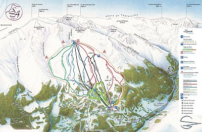 Sainte Anne La Condamine: схема склонов