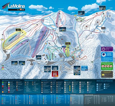 La Molina/Masella – Alp2500: схема склонов