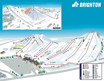 Mt. Brighton: схема склонов