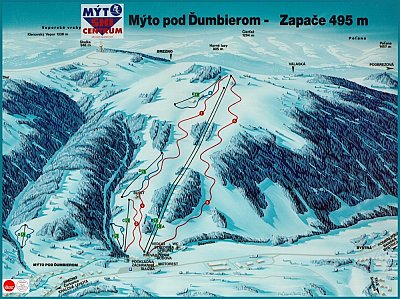 Myto pod Dumbierom: схема склонов