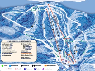 Timberline: схема склонов