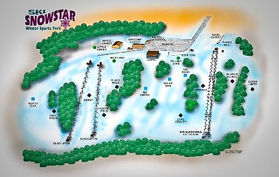 Snowstar: схема склонов