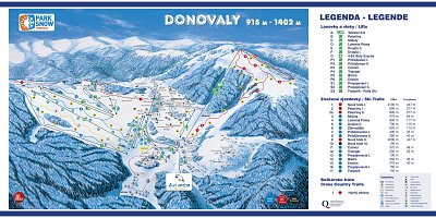 Donovaly: схема склонов
