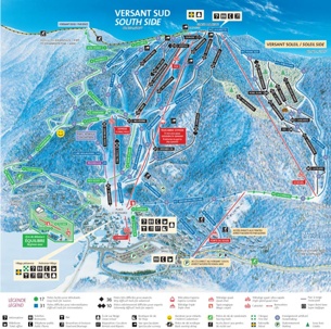 Mont Tremblant: схема склонов