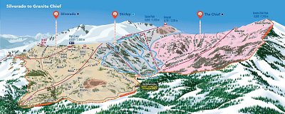 Squaw Valley: схема склонов