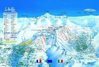 La Rosiere: схема склонов