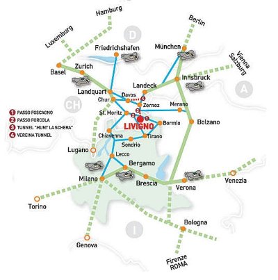 Livigno: как добраться
