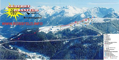 Rossfeld Berchtesgadener Land: схема склонов