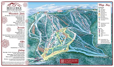 Red Lodge Mountain: схема склонов