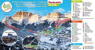 Gresse En Vercors: схема склонов