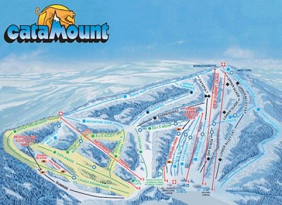 Catamount: схема склонов