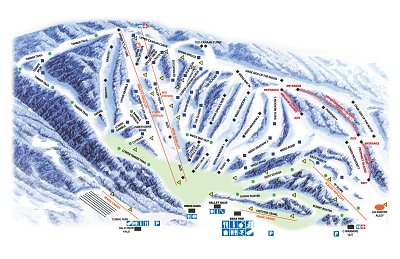 Canaan Valley: схема склонов