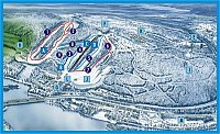 Уунасваара — Рованиеми: схема склонов