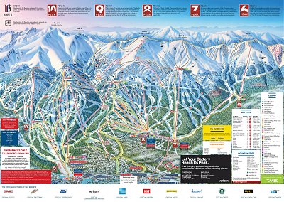 Breckenridge: схема склонов