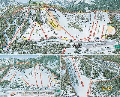 Snoqualmie: схема склонов