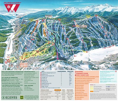 Durango: схема склонов