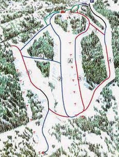 Telemark: схема склонов