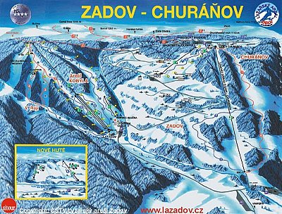 Zadov: схема склонов